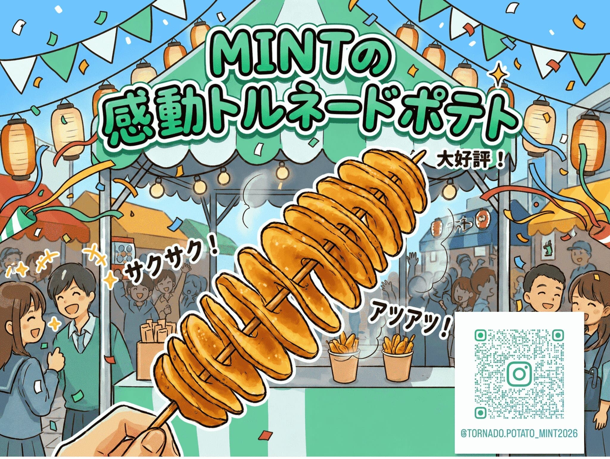 バドサーmintの感動トルネードポテト