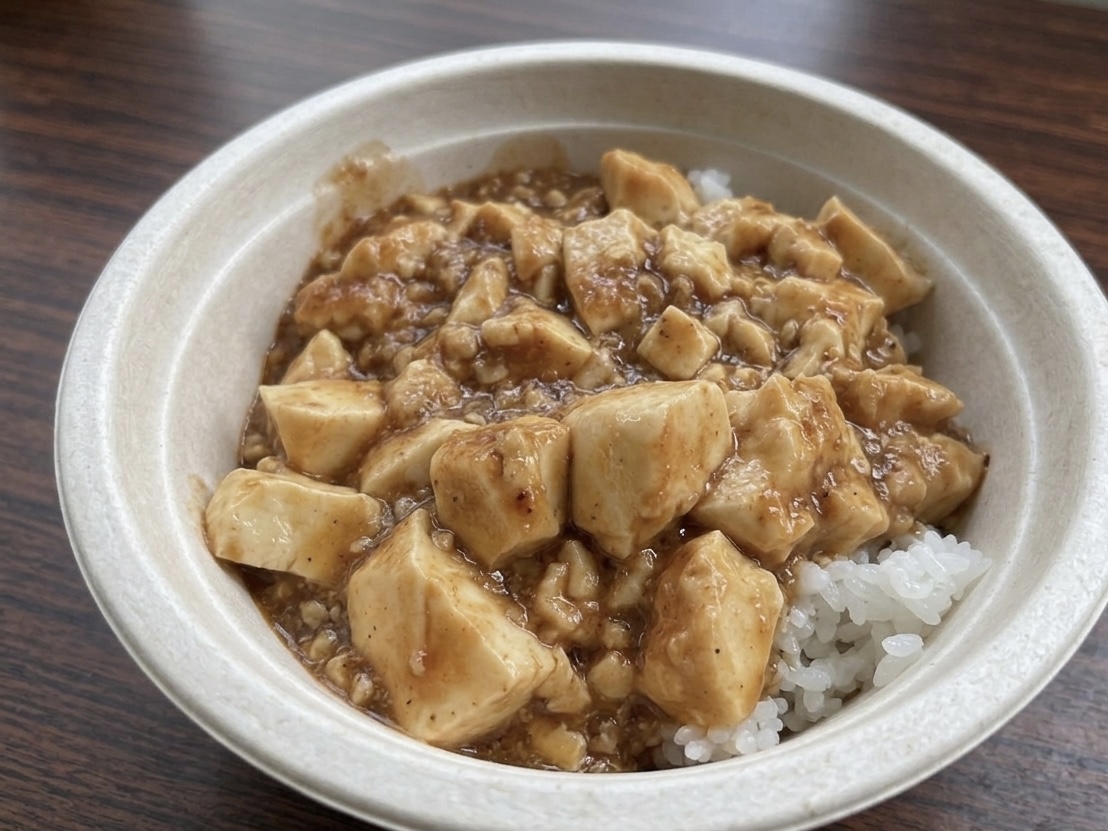 空手部の本格麻婆丼