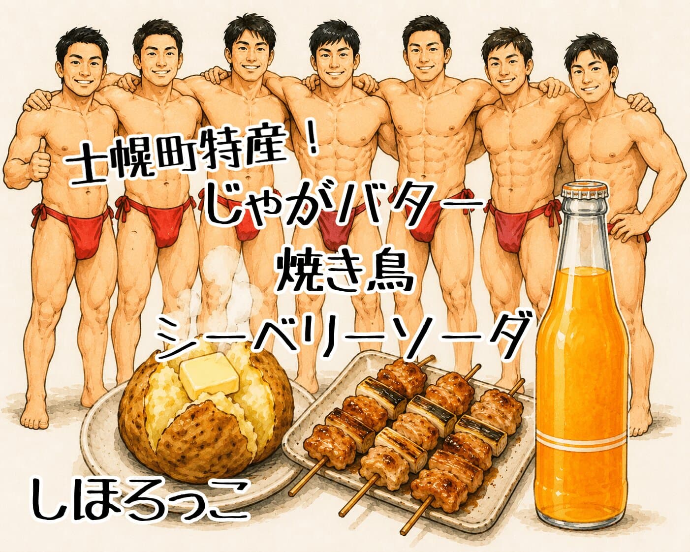 士幌町特産！じゃがバタ&シーベリー&焼鳥