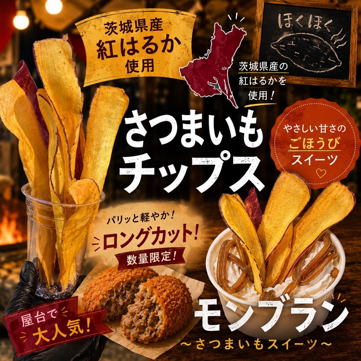 茨城のおいもうまかっぺ！