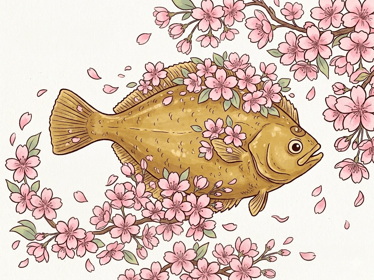 "カレイ"に花を咲かせましょう
